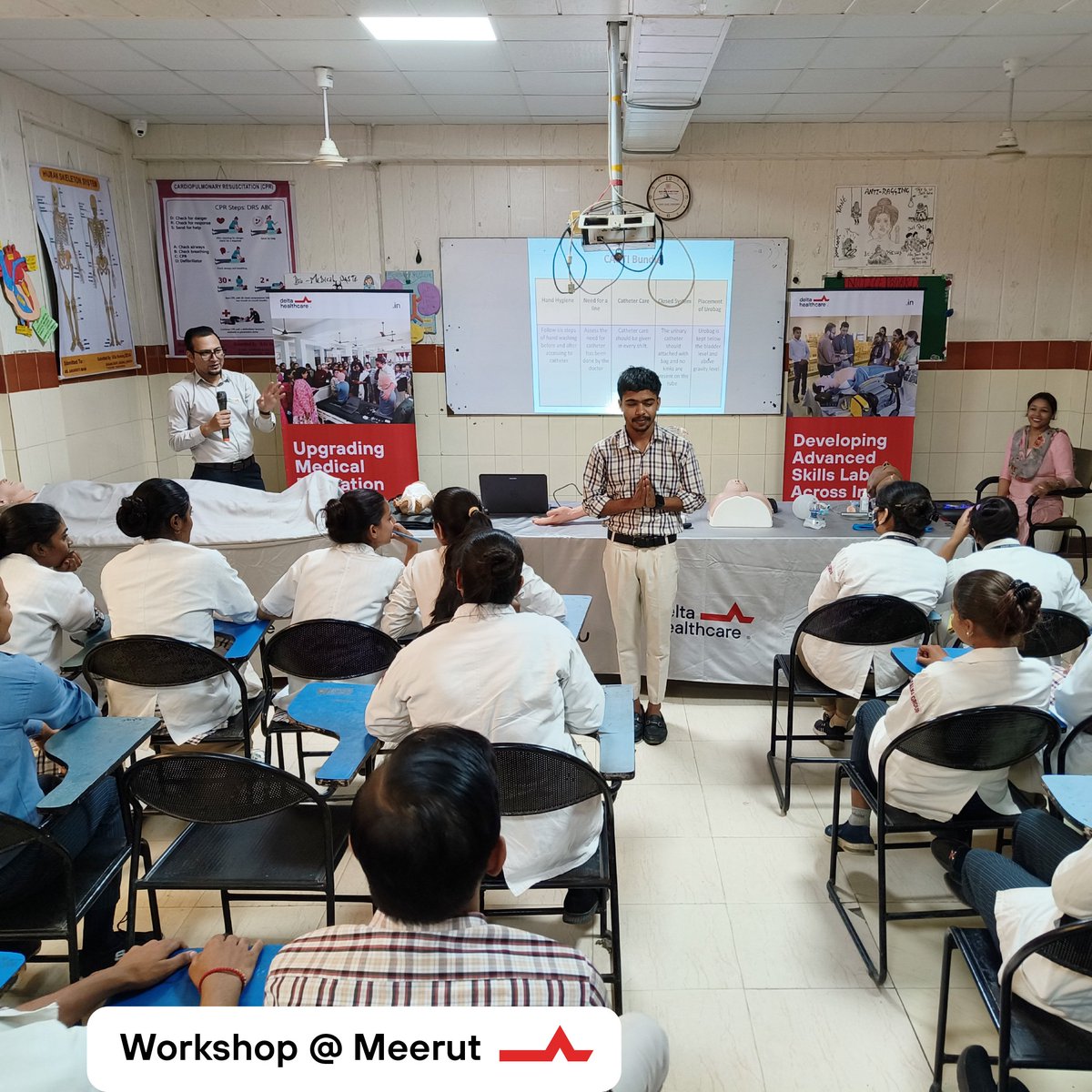 In Meerut
#nursingeducation 

Passionate Trainers | Well-crafted Products
#patientsafety

our flourishing | purpose-driven new initiative
#skillstraining

Would you like to arrange a training session at your institute/hospital ?
Contact our dynamic 
#team