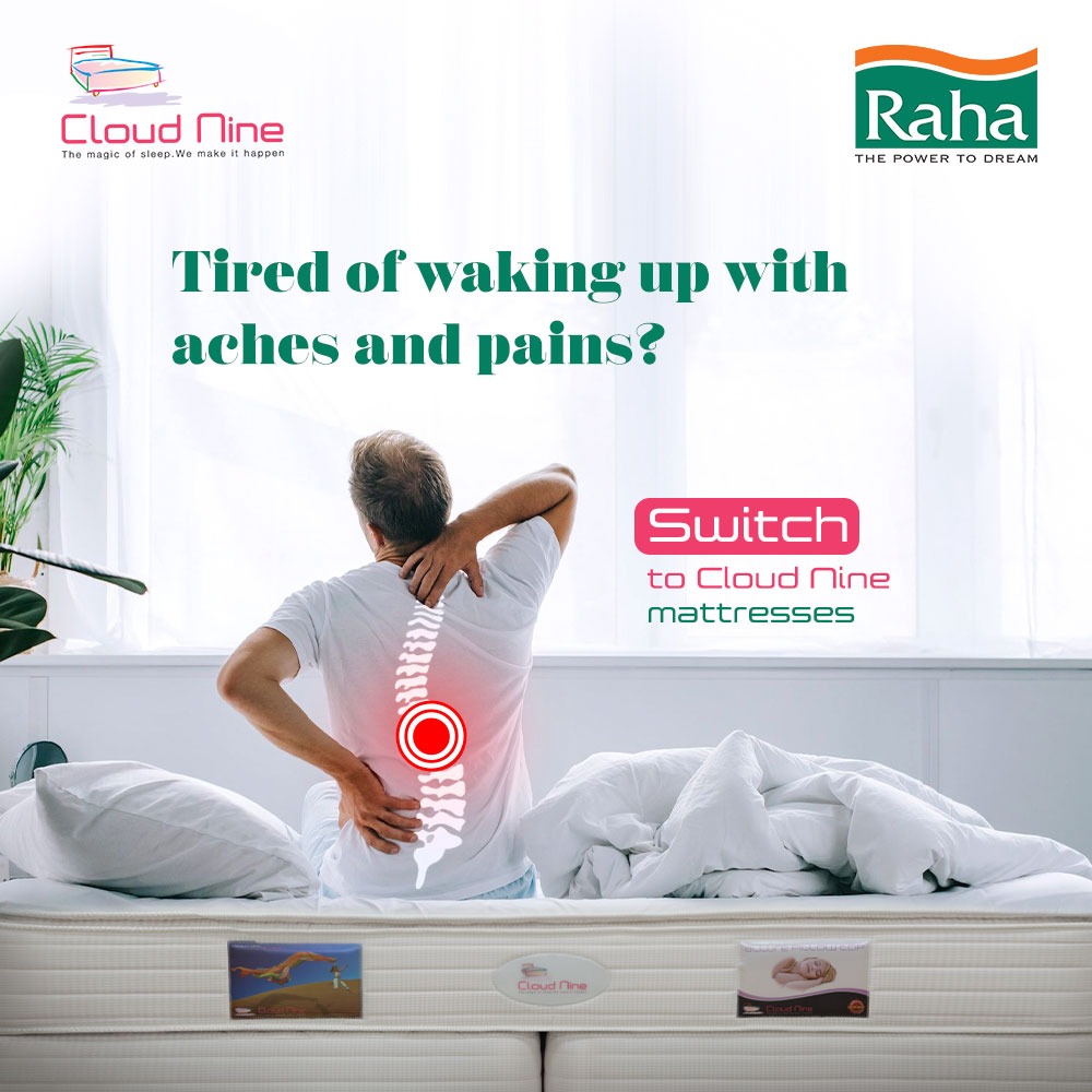 Say BYEEEE to your backstabbing mattress! & Say HIIIIIII to our RAHA Mattress!!
.
.
.
.
.
.
.
.
.
.
.
.
.
.
#RahaBedding #cloudnine #waking #switch #cloudnine #mattresses #bed #bedding #bedtime #pains #clouds #dream #breathe #breatheeasy #express