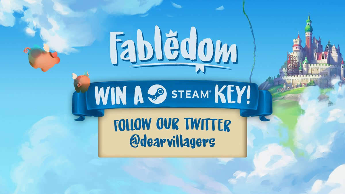 Launch day is coming in 10 DAYS!!!! 🥳 Let's celebrate with a GIVEAWAY TIME ✨ Follow us to get a chance to enter the realm of Fabledom 1.0! 🏰 Which new feature are you most excited about? 🐷