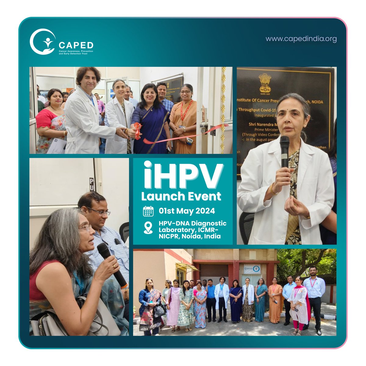 1st of May witnessed the momentous launch event of Validation Study of Indigenous HPV Tests (iHPV), to serve the purpose Of Cervical Cancer Screening. #cervicalcancer #womenhealth #HPV #cervicalcancermuktbharat