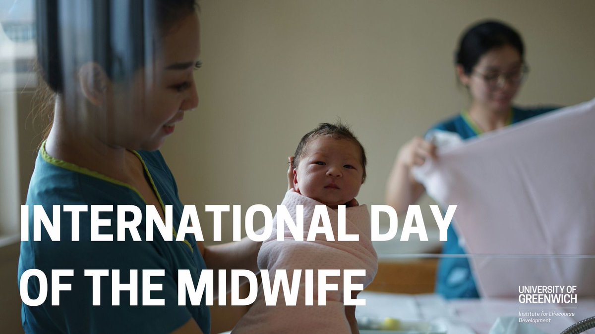 💓Happy International Day of the Midwife👶Recognising the amazing work of midwives everywhere - from the ILD & @UniofGreenwich