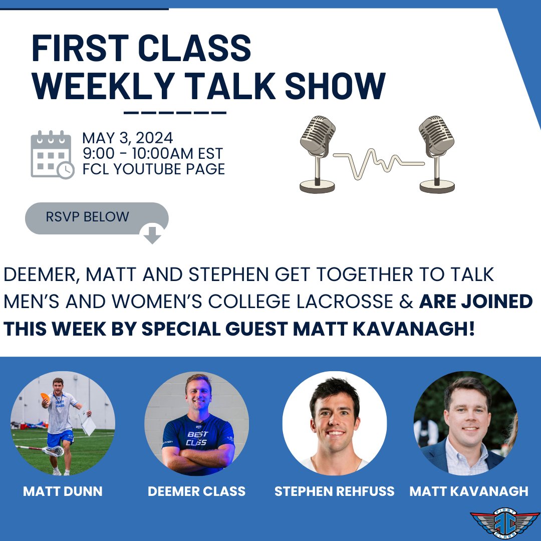 Be sure to tune into our Weekly Talk Show this AM with special guest Matt Kavanagh 🌅 Talking conference playoffs, PLL Draft, and more ⬇️ youtube.com/live/SxmIZI0P0…