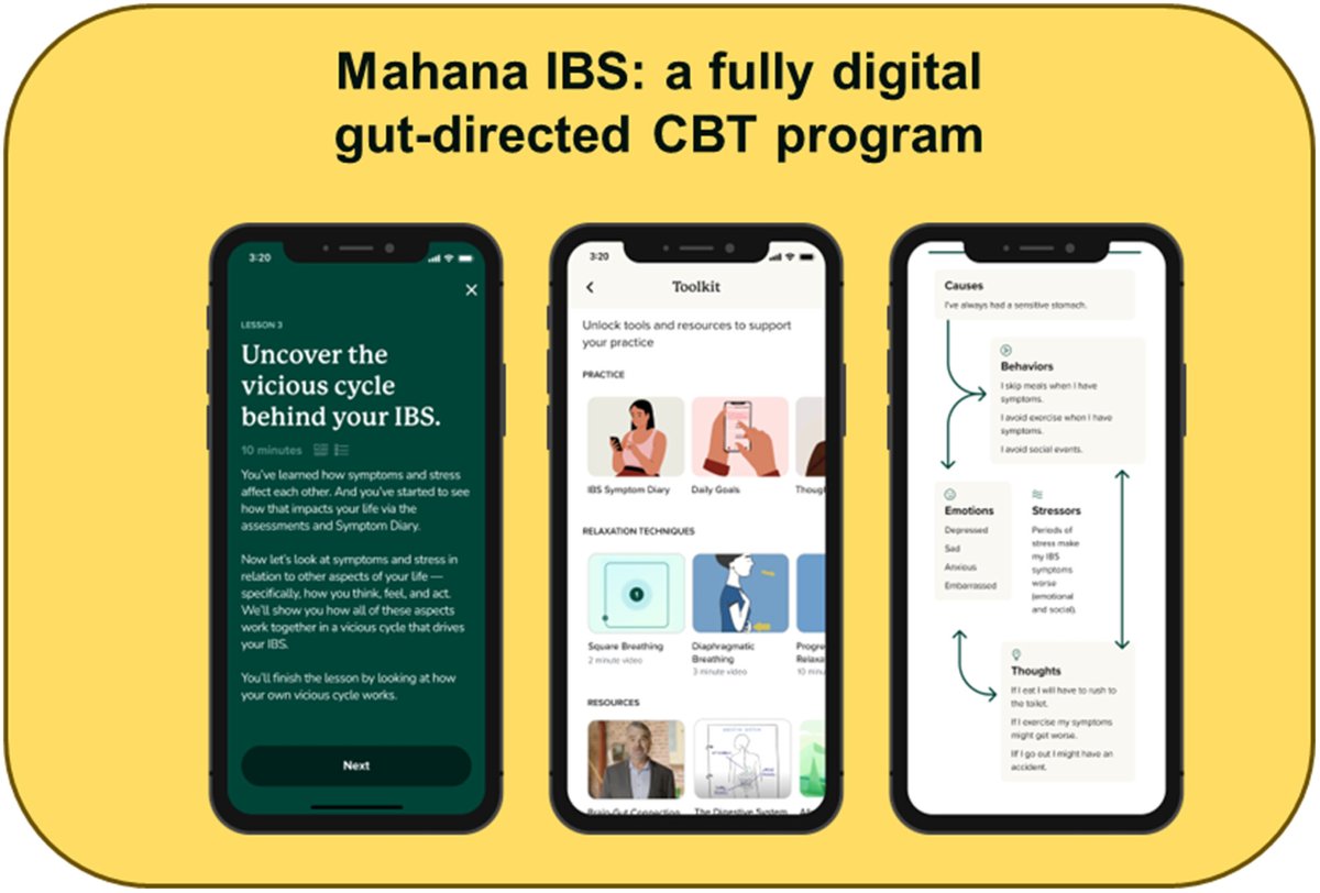 Use of a #DigitalMobile application for gut-directed #CBT improves symptoms of #IBS🆕🔥 ✅Digital health applications have the potential to democratize CBT & allow integrated care to scale for patients with IBS👏 👉onlinelibrary.wiley.com/doi/full/10.11… @ANMSociety @esnm_eu #GITwitter