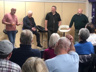 Legends of the Rec: An unforgettable evening hosted by @Allez_Bath! Former Bath players Gareth Chilcott, Stuart Barnes, Kevin Yates, and @david_trick took us on a journey down memory lane. Thank you to all who attended and helped raise funds to change young people's lives.