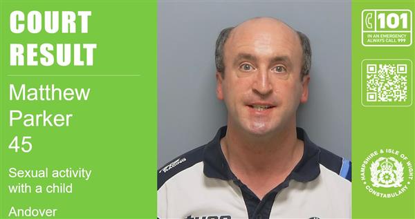 Andover Sex Offender Jailed for Abusing Teenage Boy hampshirealert.co.uk/Alerts/A/16301…