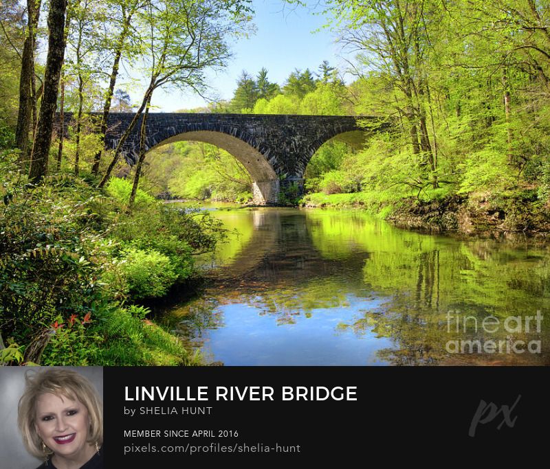 Love this “𝐋𝐈𝐍𝐕𝐈𝐋𝐋𝐄 𝐑𝐈𝐕𝐄𝐑 𝐁𝐑𝐈𝐃𝐆𝐄” on the Blue Ridge Parkway... buff.ly/4dgNeXI 
#SheliaHuntPhotography #LinvilleRiverBridge #BuyIntoArt #BlueRidgeParkway