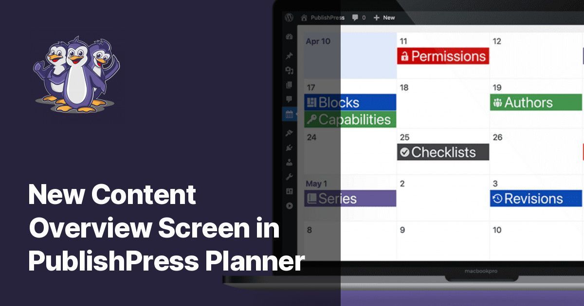 Our goal for PublishPress Planner is to convince teams to do their content planning inside WordPress. Recently we started moving towards that goal with an update to the Content Overview screen. Have a look:
buff.ly/4cK4a8Z