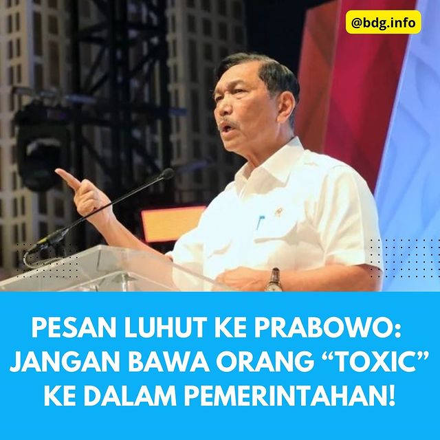 Pesan opung kepada presiden terpilih Prabowo Subianto 'Jgnlah anda membawa org2 toxic kedalam pemerintahan, itu akan merugikan Indonesia' *Cermin mana woyy cermin 😁😁