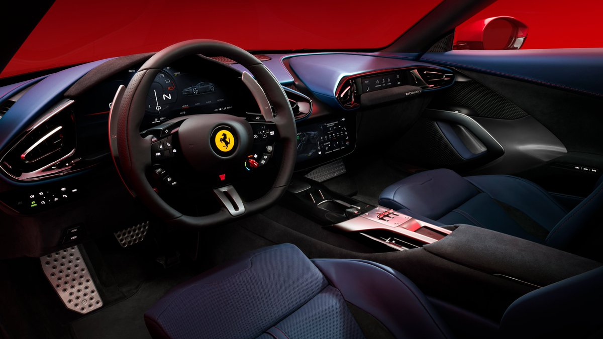 Meet the Ferrari 12Cilindri, the latest Maranello-built GT car. As the name quite literally suggests, it's using a V12 - and a naturally-aspirated one at that - which is good for 820bhp. What do you make of those Daytona-inspired looks? Full story: carthrottle.com/news/820bhp-fe…