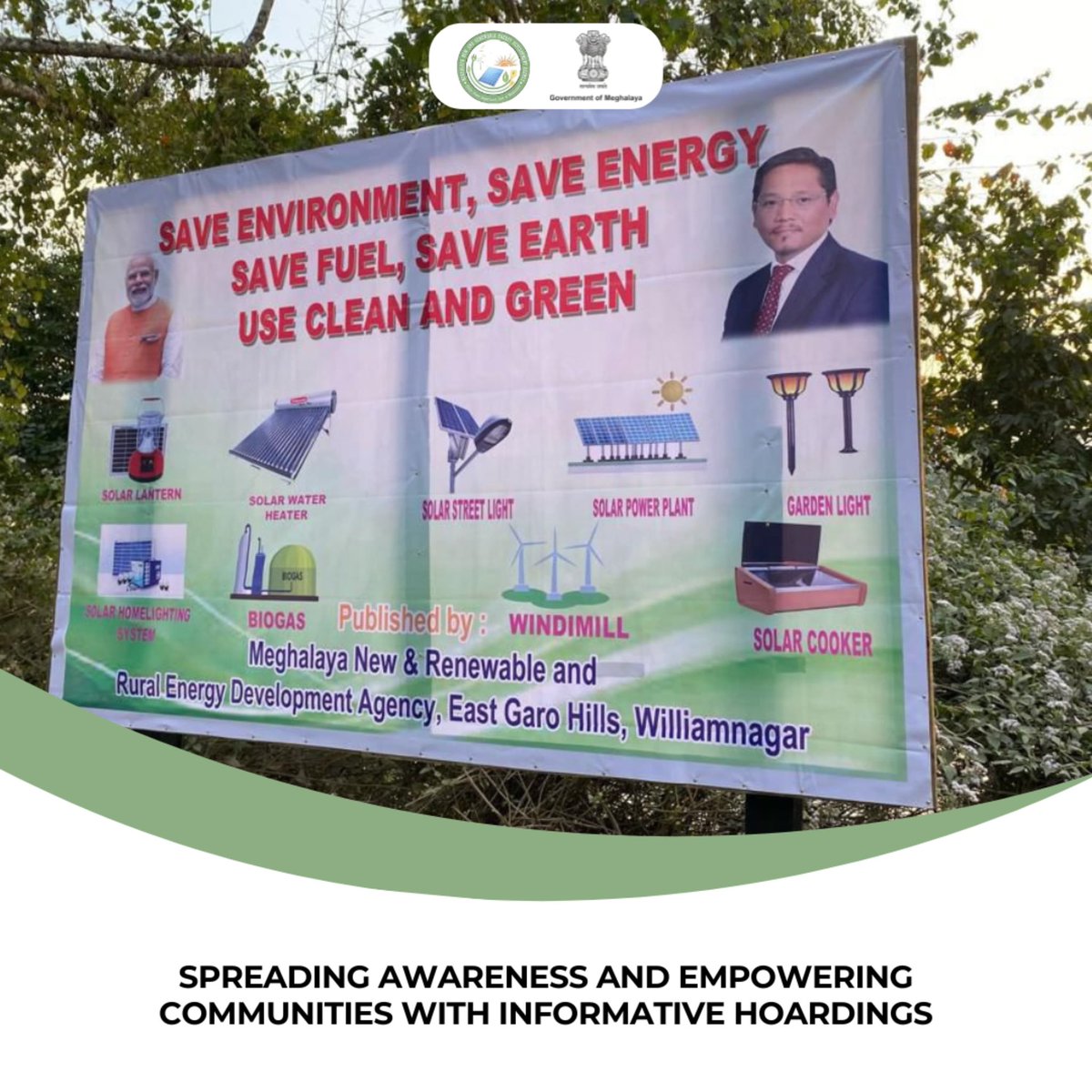 Meghalaya New and Renewable Energy (MNREDA) organized a successful Information & Public Awareness (I&PA) Programme in East Garo Hills, Meghalaya.

 The program aimed to educate students , community and society at large about renewable energy and its potential.