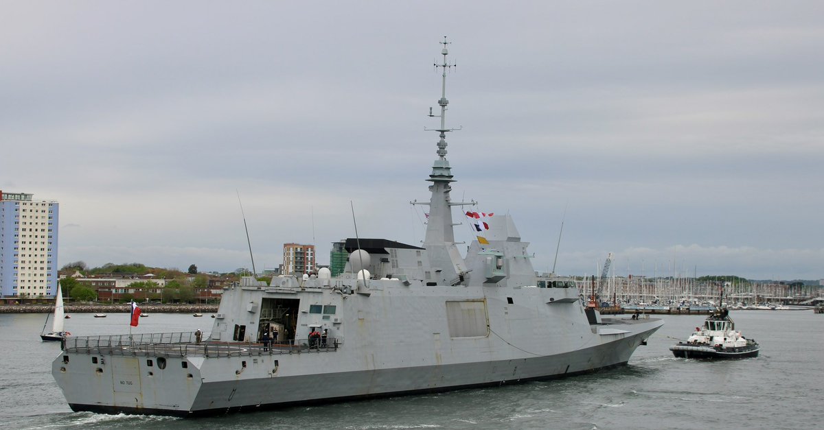 FS Aquitaine arriving into <a href="/HMNBPortsmouth/">HMNB Portsmouth</a> this morning. <a href="/WarshipCam/">WarshipCam</a> <a href="/NavyLookout/">Navy Lookout</a> <a href="/MarineNationale/">Marine nationale</a> <a href="/SouthCoastPhot4/">South Coast Photography</a> <a href="/MISPhotography_/">MIS.Photography</a> @CNPics <a href="/CobraEmergency/">CobraEmergency</a>