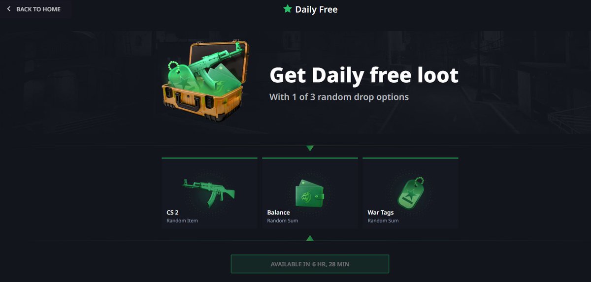 Get your daily free loot.

+ 0.61€ with my link  
hellcase.com/fbane0 

#CSGOGiveaway #CS2 #cs2giveaways #GamblingX #hellcase #cs2picks #Event #gamer #csgogiveaways #giveaways #signfree #freegiveaways #chance #cs2 #steam #case #giveaway #csgoskins #gaming #gamer #eSports