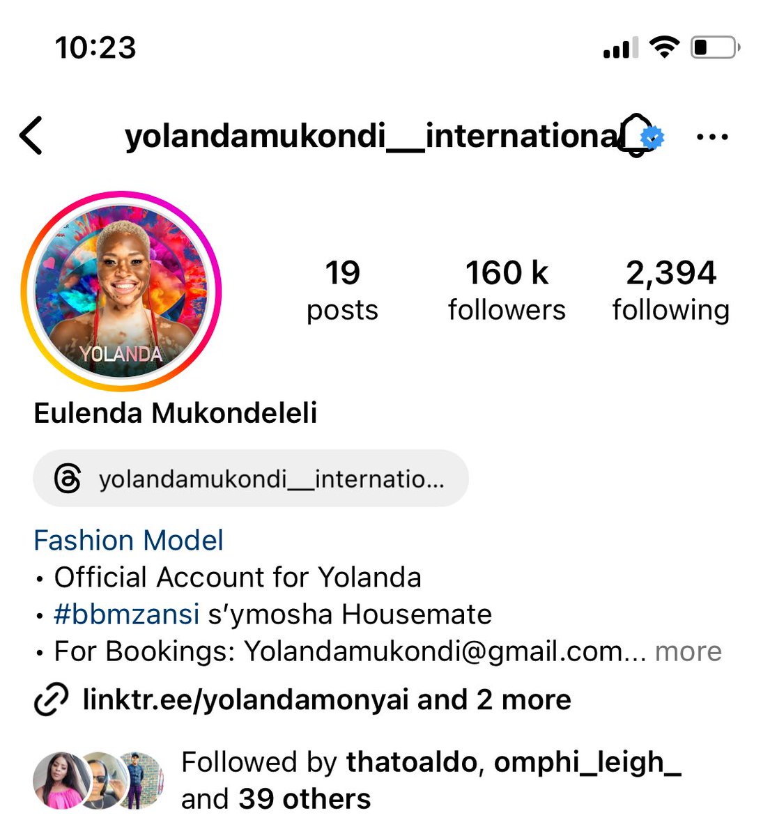 160K organic followers 💃🏾💃🏾💃🏾

YOLANDA MONYAI X MARULA FESTIVAL 
YOLANDA MONYAI IN PHALABORWA 
#YolandaMukondeleli 
#YolandaAtMarulaFestival