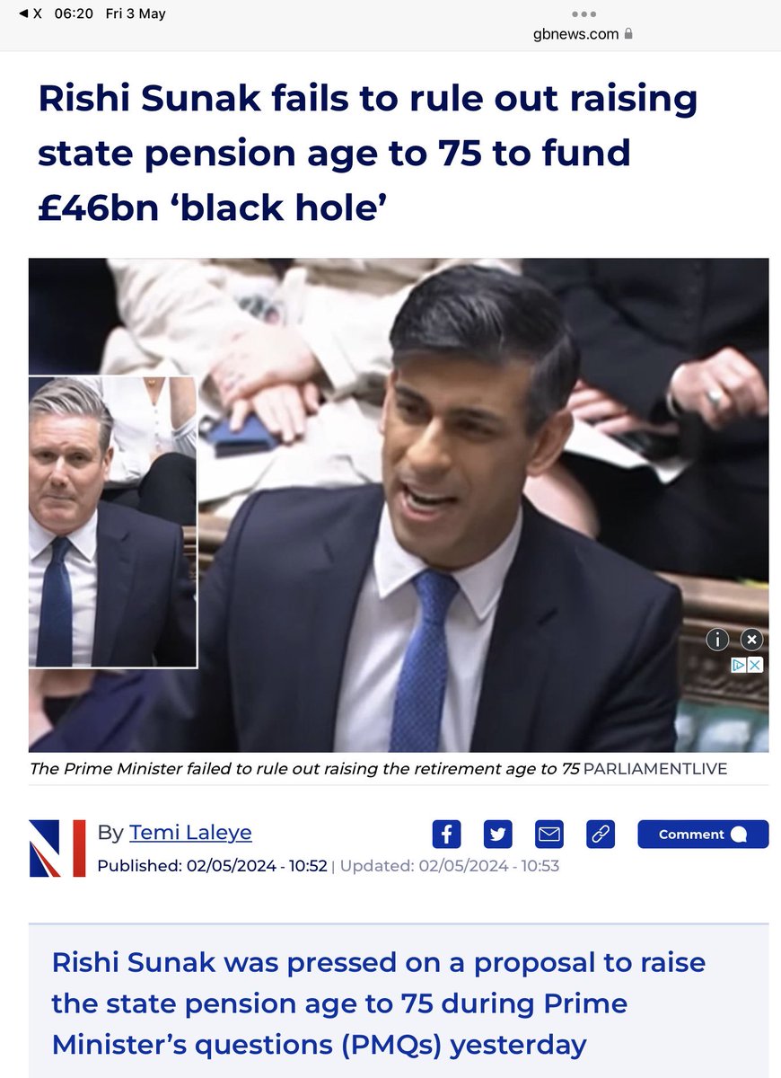 Black hole? To anybody without a goldfish brain, we’ve recently given £75bn to Ukraine! So the deal is the slave serfs will now work for longer, with a lower quality of life, to pay for the money laundering. But keep voting Red, or Blue. I’m sure that’ll work. 🙄🤡