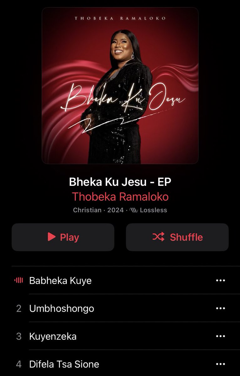 🚨NEW MUSIC FRIDAY🚨 As we congratulate @thobekaramaloko on her debut project, we are here for such growth, 100% behind you. What a writer you are Mam ✨🙏☺️ Stream her music Now on all digital platforms, follow her for a link. #BhekaKuJesuEP