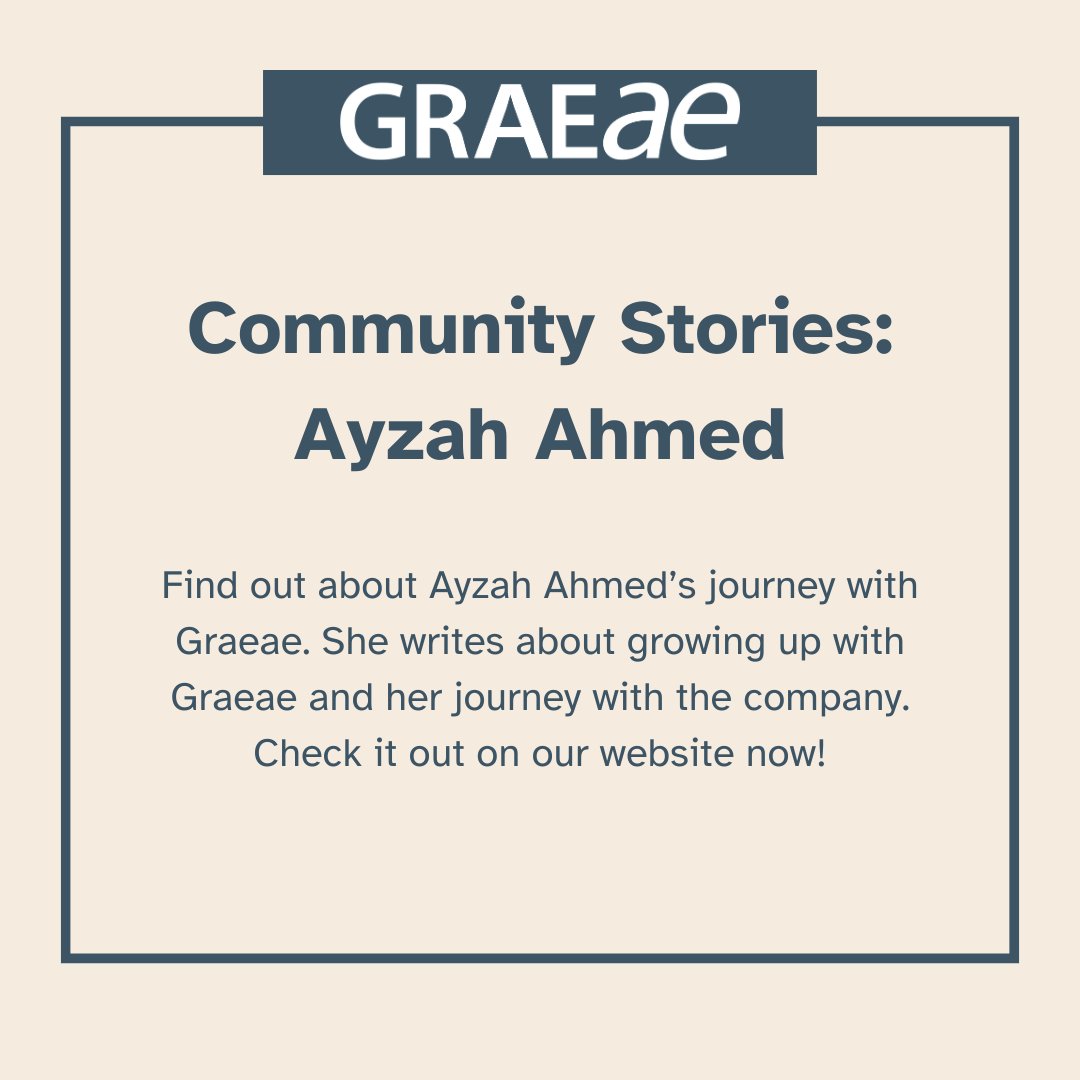 Our next community story comes from our wonderful Young Associate, Ayzah Ahmed. In her piece she writes about growing up with Graeae and her journey with the company. Check it out on our website now! graeae.org/resource/ayzah…