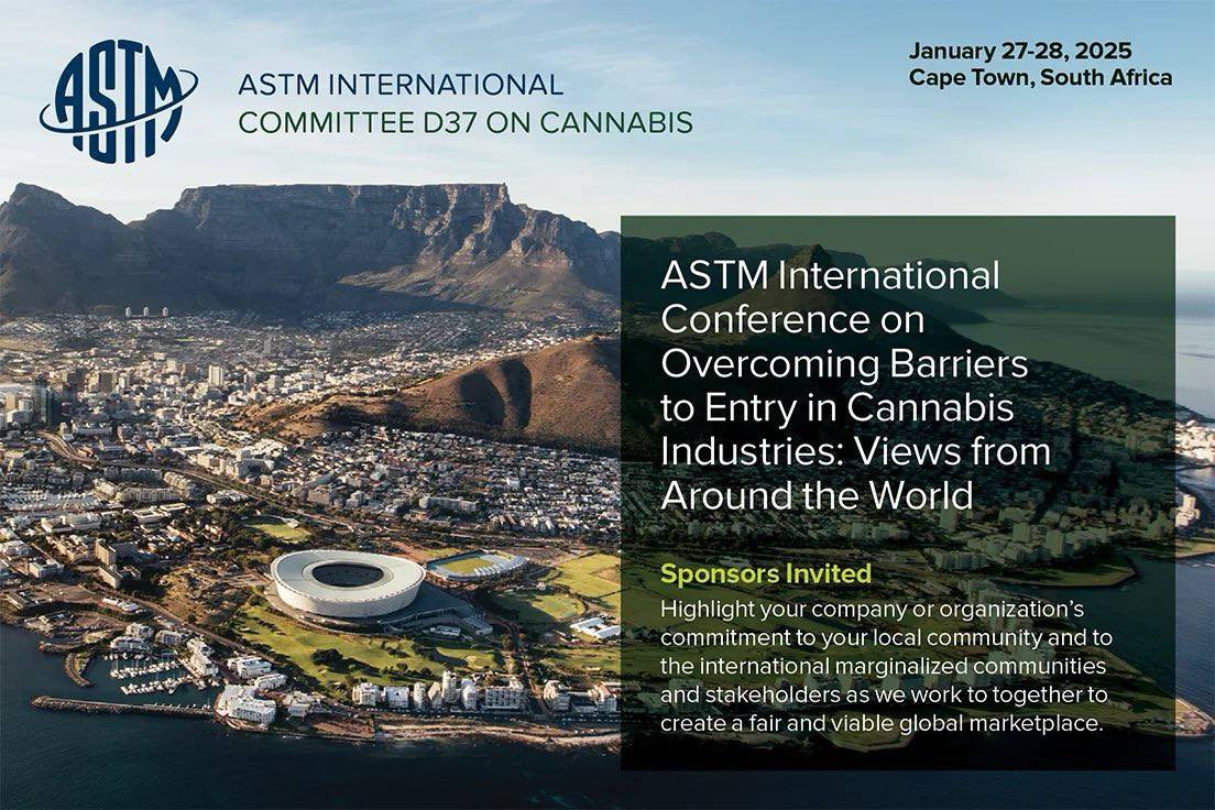 FieldsOfGreenFA's tweet image. Global Cannabis Conference: Uniting Industry Leaders in Cape Town, South Africa, January 27-28 2025

This is a call for sponsors and speakers for this groundbreaking event. Deadlines are soon!
fieldsofgreenforall.org.za/global-cannabi…

#ASTM #Science #Research #standards #ASTMSouthAfrica @ASTMIntl