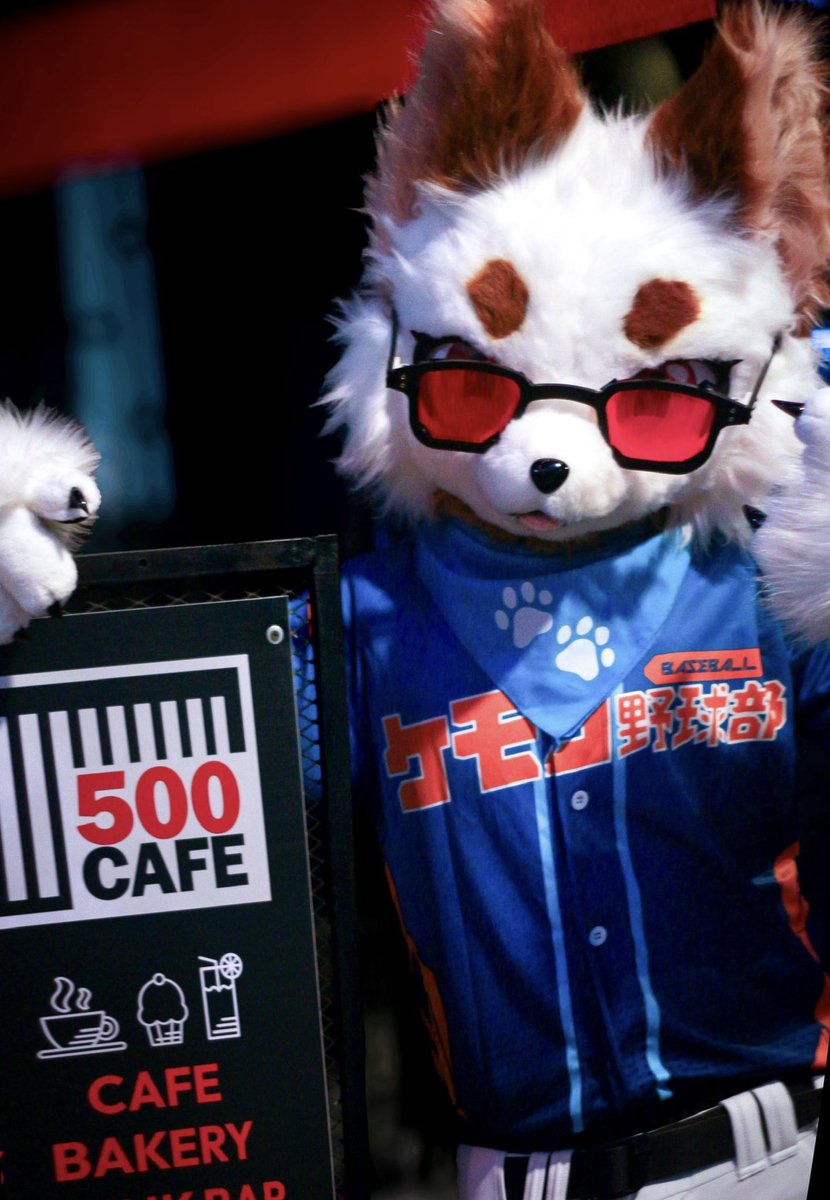 Come with me OwO)? 🦊 #ケモノ野球部 #FursuitFriday 📍: @500cafebangkok 📸: @Crush_2580