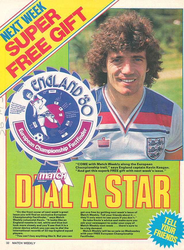 Before we had computers, we had Dail A Star. 
Able to process a huge amount of information about our Euro '80 hopefuls. 

#gotnotgot #efa #admiralsports