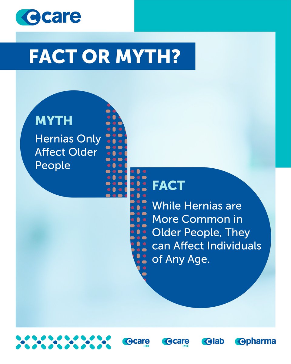 Contrary to common belief, hernias can affect anyone regardless of age or gender. Understanding the risk factors and symptoms is key to early detection and prevention. To learn more: c-care.com/ug/ #BigOnCare