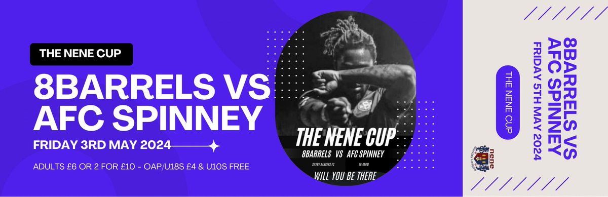Are you looking to purchase a ticket in advance of The Nene Cup Final tonight? Click on the link below ⬇️ nenesundayleague.sumupstore.com