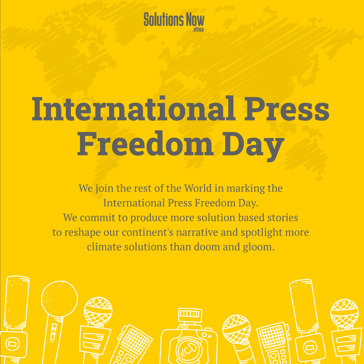 'Journalists improve society in two ways: 1⃣spotlight harmful things2⃣spotlight helpful things' As we celebrate the #WorldPressFreedomDay we commit to covering more responses to the problems in our society. #SolutionsNowAfrica #Sojo #JournalismCanMaketheWorldaBetterPlace