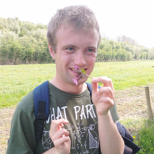 Happy #FeelgoodFriday to all our followers! We're getting in the mood for spring with this lovely picture of Kyle stimulating his senses with a freshly picked flower. Have a great bank holiday weekend everyone 🌺