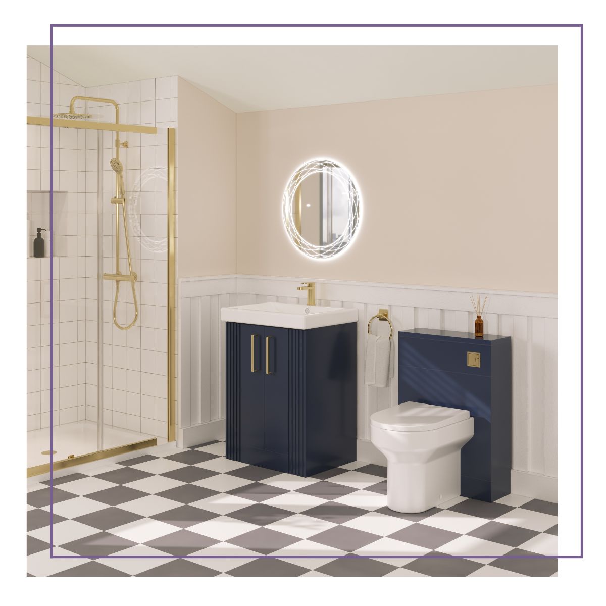Get into the Groove! Say hello to our latest bathroom furniture range. The Groove is a stunning fluted collection designed to give any bathroom a sophisticated and glamourous feel. #ModernBathrooms #ModernDecor #HomeInteriorUK #GreyBathroom #BathroomFurniture #BeautifulBathrooms