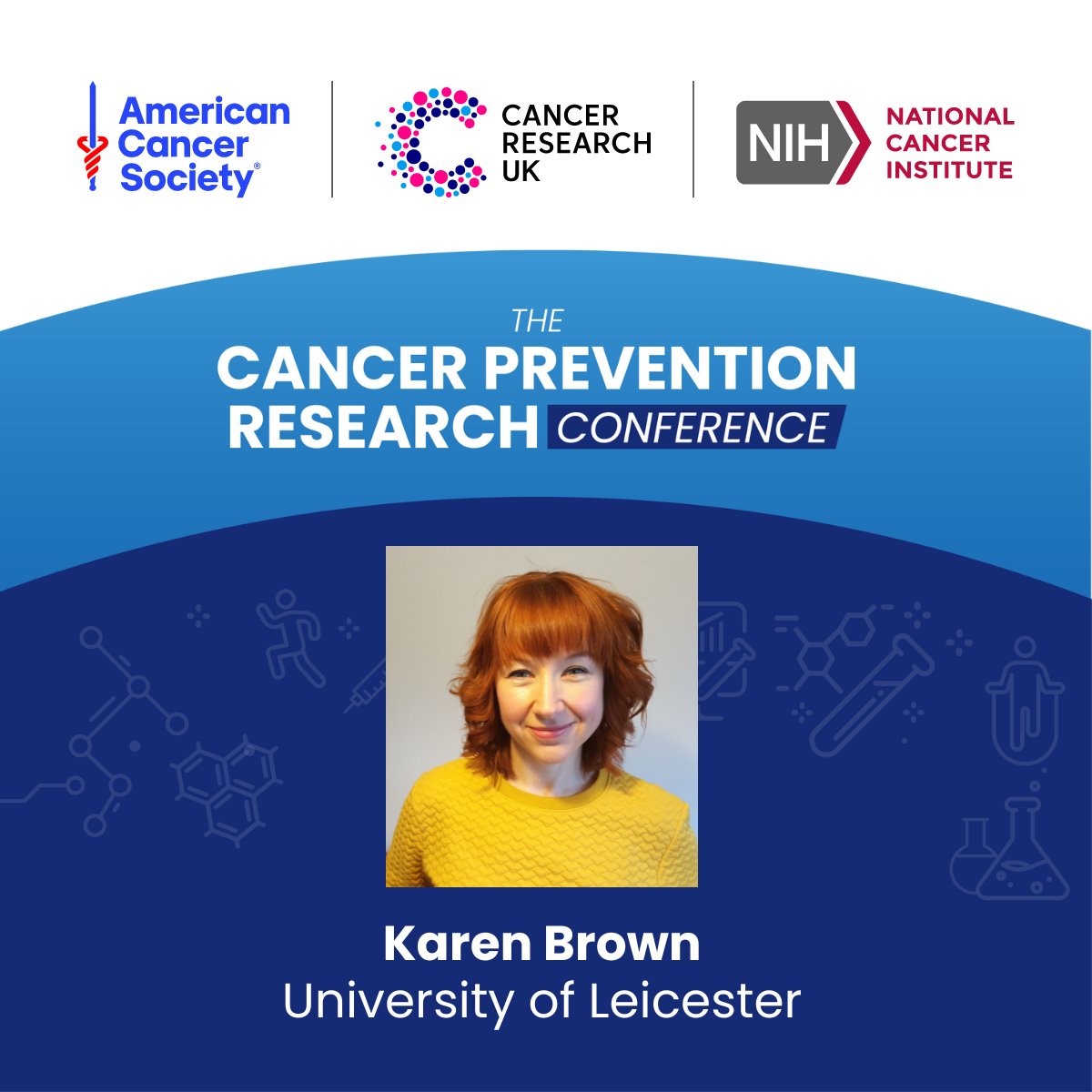 First up at our #PrevConf24 debate on chemoprevention: Karen Brown, Director of Leicester Cancer Research Centre. Karen leads the #CRUKFunded @coloprevent trial to prevent colorectal polyps in high-risk patients. bit.ly/4b4Adj2 @ProfKarenBrown | @uniofleicester