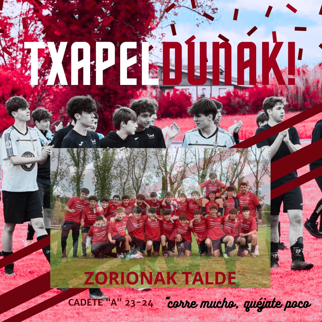 ZORIONAK TALDE!!! 
#corremuchoquejatepoco #goreds🔴