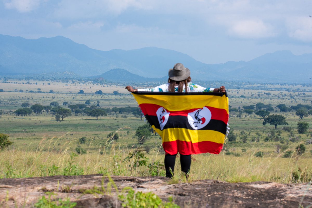 The Ugandan flag, a symbol of home.

#ExploreUganda