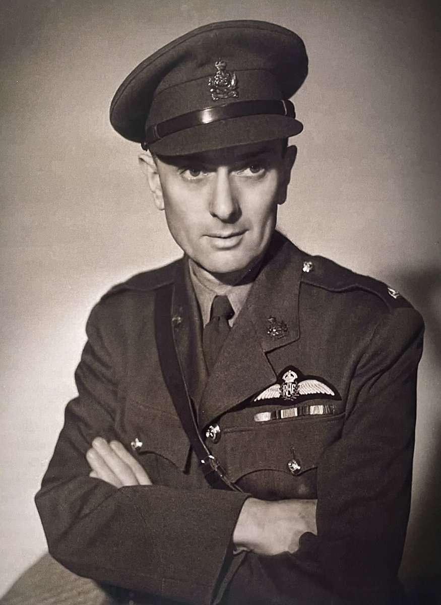 Photographic portrait of Major Christopher Clayton Hutton, circa 1944, wearing his army uniform with WWI medal ribbons, RAF pilot’s wings and Intelligence Corps cap and label badges. During the Second World War, he was MI9’s genius ‘gadget man’ - the real life, original ‘Q’!
