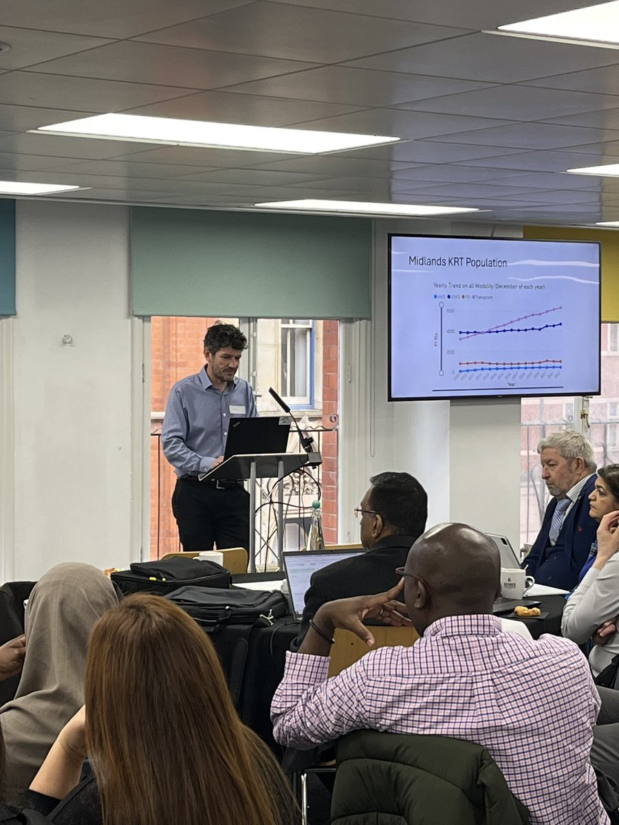 Midlands Operational Delivery Renal Network (@midlandskidney) on Twitter photo Packed house! So lovely to see! Dr Mark Lambie kicking us on our dialysis day about where we are in relation to data for the region <a href="/markrlambie/">Mark Lambie</a> Packed house! So lovely to see! Dr Mark Lambie kicking us on our dialysis day about where we are in relation to data for the region <a href="/markrlambie/">Mark Lambie</a>