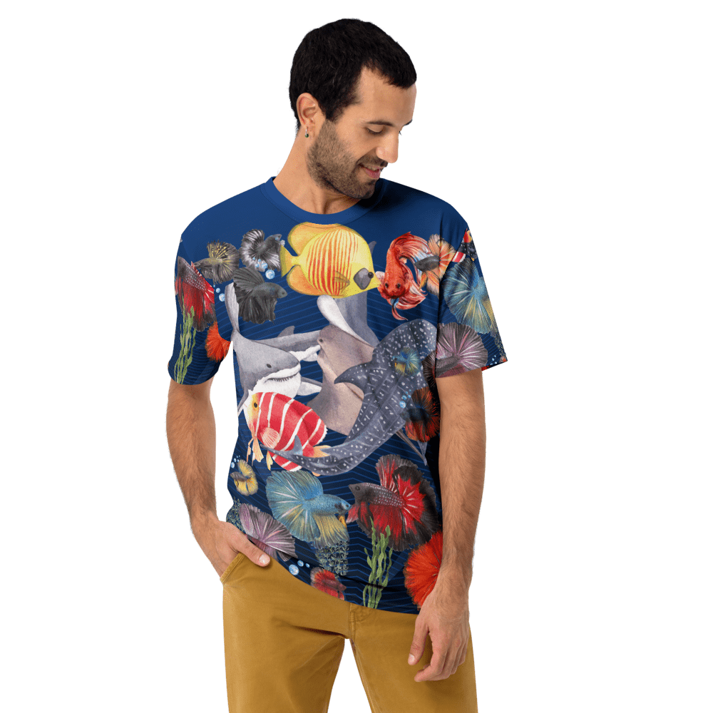 Unikatemarkt's tweet photo. Design: AQUARIUM – STREETWARE DESIGNER JERSEY-SHIRT: jetzt im Artshop von Werner-Josef Breuherr: https://t.co/dFM0ih7l47
#Designershirt #Aquarium #Meerestiere #Freizeitshirt #Sommerfeeling #Einzigartigkeit #München #Berlin #Fische https://t.co/pQgEx0Pwgv