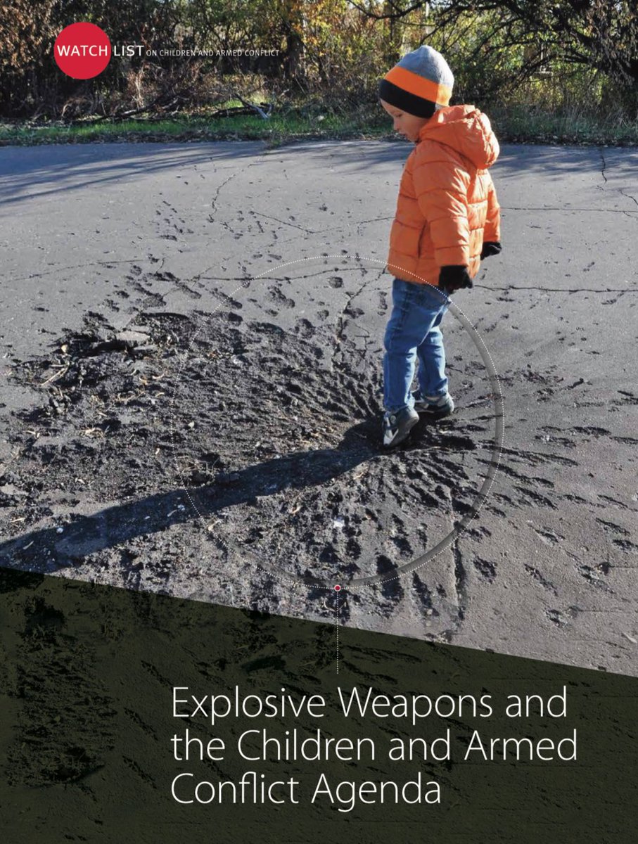 Super briefing paper from @bethanyn_ellis of @1612Watchlist setting out the harm from explosive weapons experienced by children in conflict zones today and the policy responses to mitigate it watchlist.org/wp-content/upl…