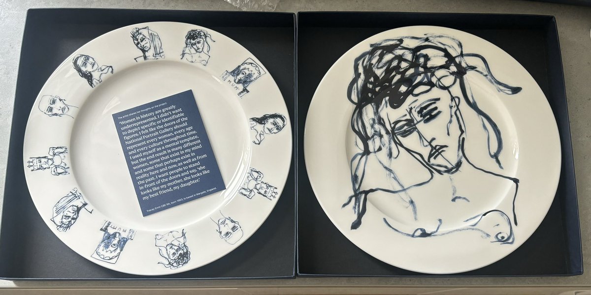 There are not many artists I’d join a waiting list and buy plates for. But longstanding non-mover on my dream dinner party list @TraceyEmin is one. Possibly the only one 💙