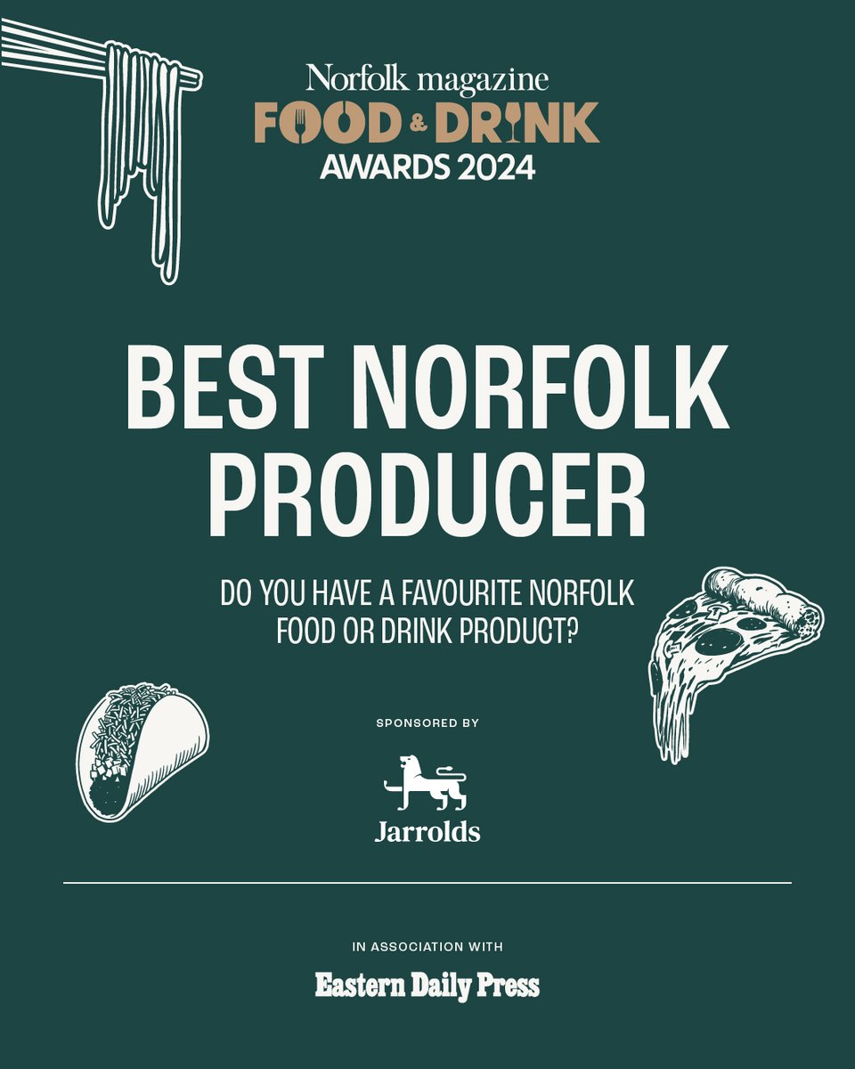 We are looking for the Best Norfolk Producer - have you got a favourite food or drink product that's award winning? norfolkfada.co.uk #NorfolkFADA #Norfolk @JarroldNorwich