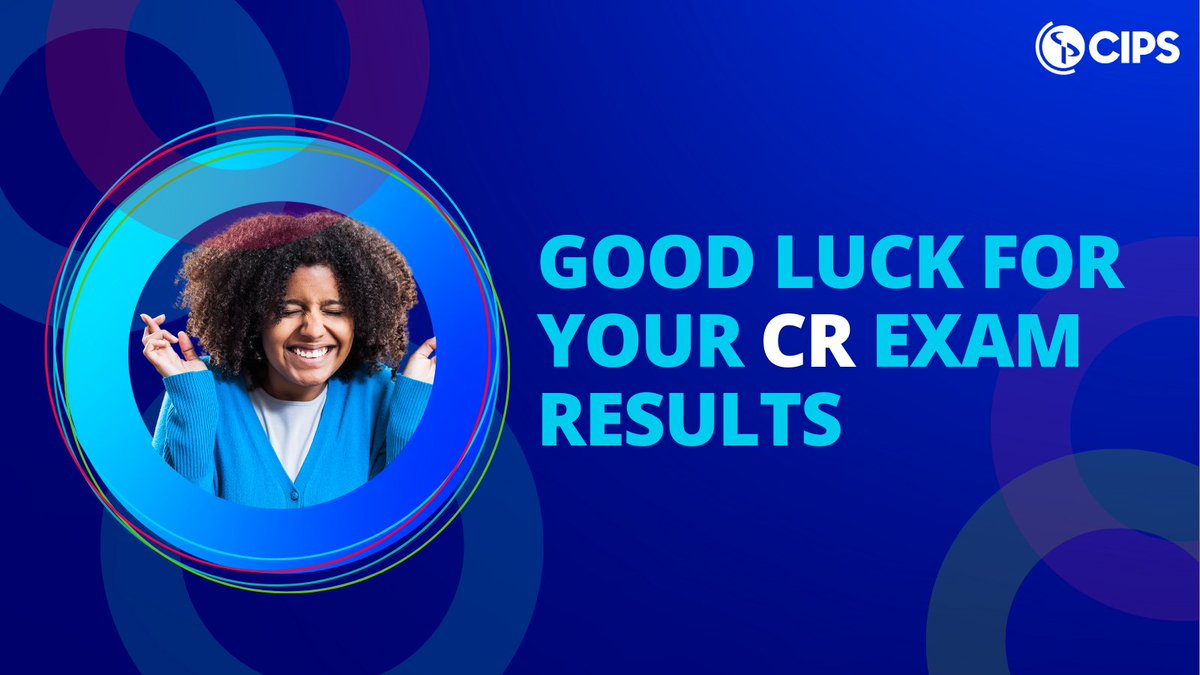 It's exam results day! Good luck to all those getting their CR exam results today 🥳🙌 #Procurement #SupplyChain #ResultsDay