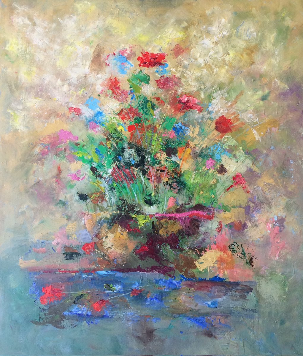 #oilpainting #Flowers #antoniosastre #paintingforsale