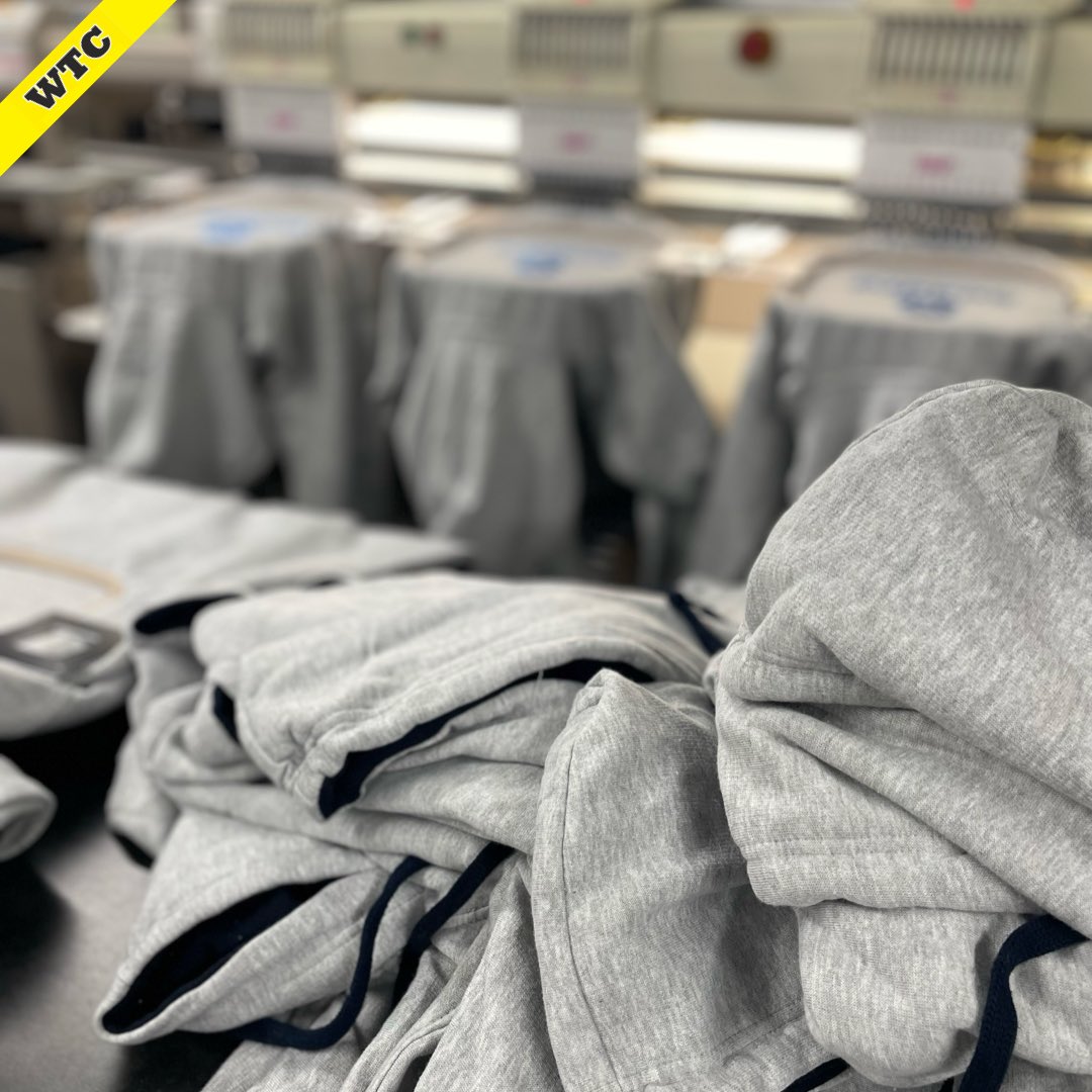 Busy Friday with lots of hoodies going through the embroidery machines with logos on the front, back and arms.
 
#wtcworkwear #workwear #hoodies #personalisedcompanyclothes #personalisedworkwear #miltonkeynes #personalisedcorporatewear #embroidery #miltonkeynesbusiness
#lovemk