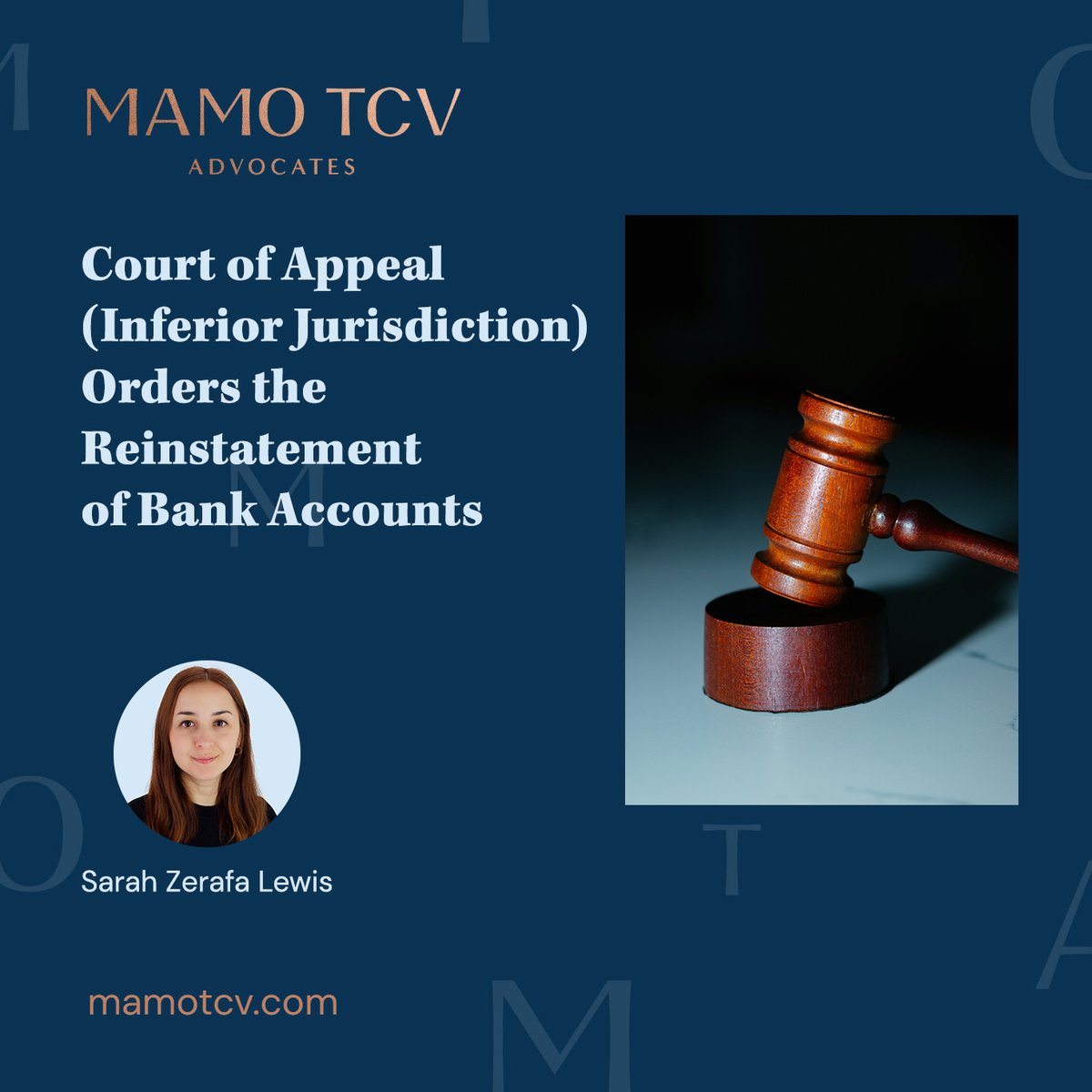 Find out more here mamotcv.com/insights/court…

#banking #arbiterforfinancialservices #courtofappeal #financialservices #bankingcaselaw #bankaccounts #mamotcv