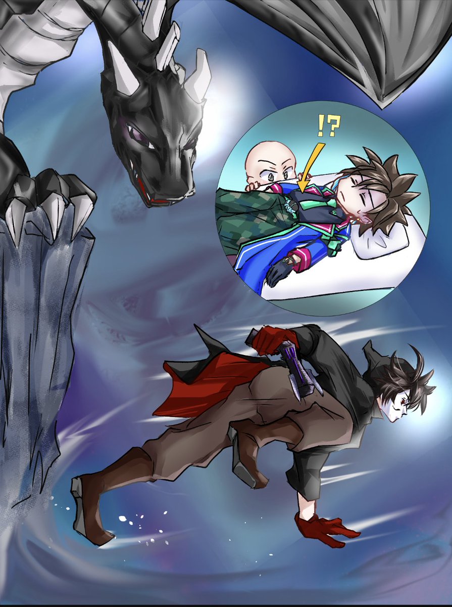 ウォーターチャレンジさん動画『すまない先生がおかしい？？？？』より… 先生を助けるために奮闘する生徒達かっこよかったです！ブラックのアクションシーンがすごかった✨  先生の体の中…不思議ですw #ウォーターチャレンジ, image size:895x1200