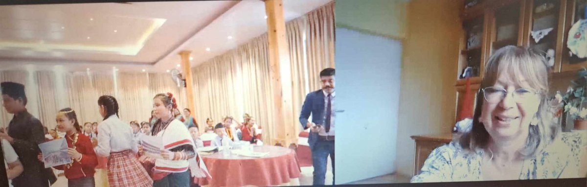Beautiful ONLINE session with Nepalese colleagues. Program:  a yes/no game, beautiful Nepalese dances ,   Hungarian culture. Thanks: Bibash Thapa 
dondi64.blogspot.com/2024/05/nepal.…
#collaboration #nepal #hungary #education #miexpert #microsoftedu #online #onlineeducation #skype #culture