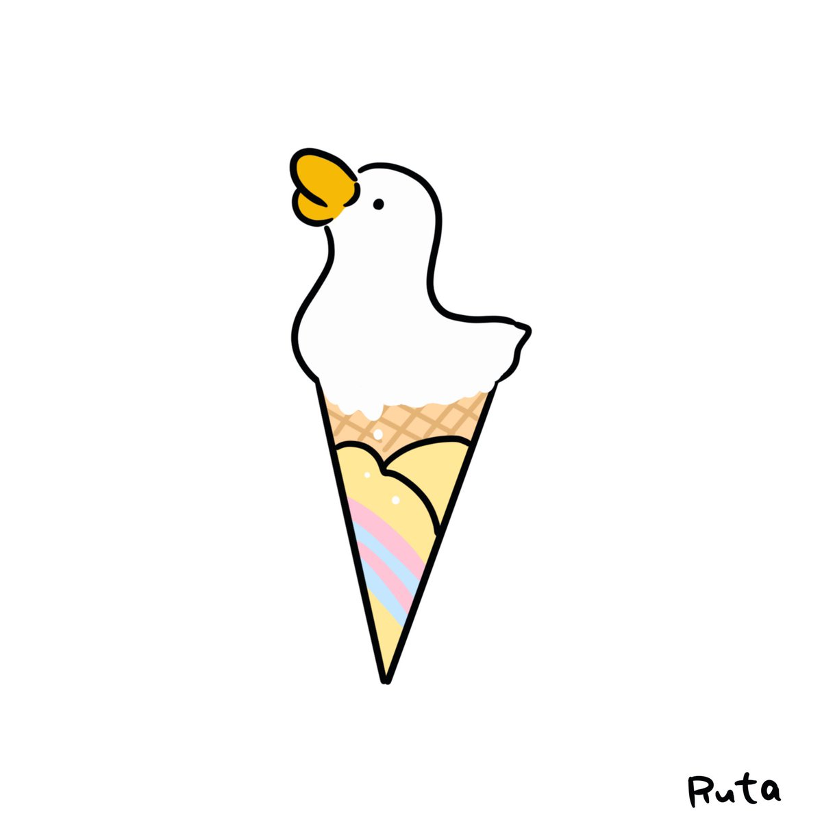 暑い日にはガーガーソフト

#イラスト #illustration #mydrawing #イラストレーター #絵描きさんと繋がりたい #ゆる絵 #シュールなイラスト #アヒル #アヒルのイラスト #duck #ソフトクリーム #食べるのかわいそう