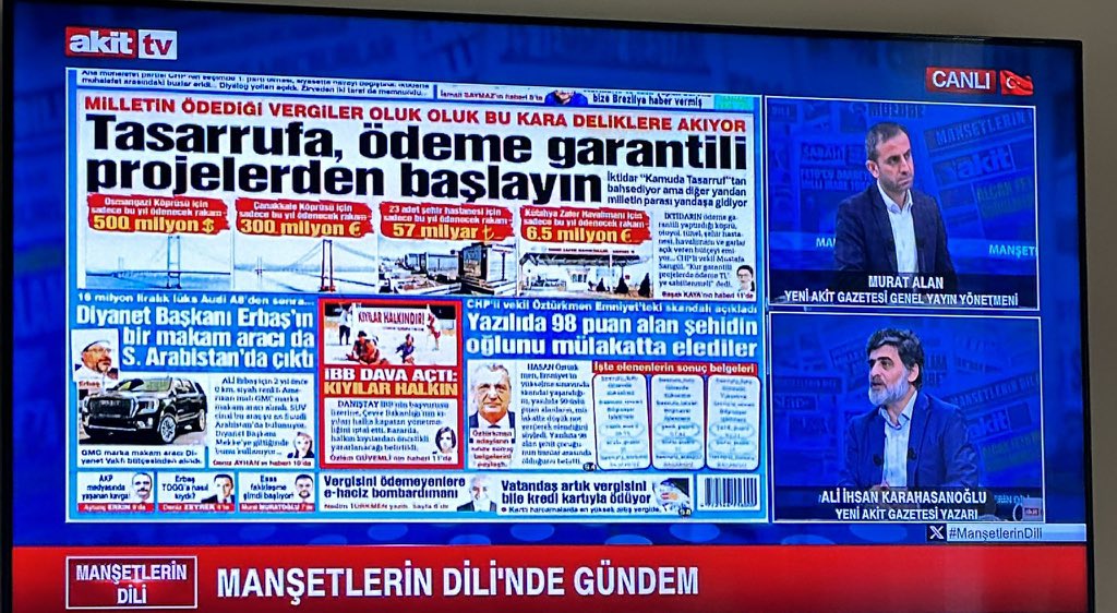 🔴”Hamas İslami bir direniş hareketidir, kuvayı milliyedir” diyen #TayyipErdoğan a güveniyorum…
🔴”#Hamas terör örgütüdür diyen #ÖzgürÖzel e güvenmiyorum”
🔴”Hamas Terör Örgütüdür diyen CHP ile işbirliği yapan @SaadetPartisi ne güvenmiyorum “ 
@alikarahasanog lu
#ManşetlerinDili…