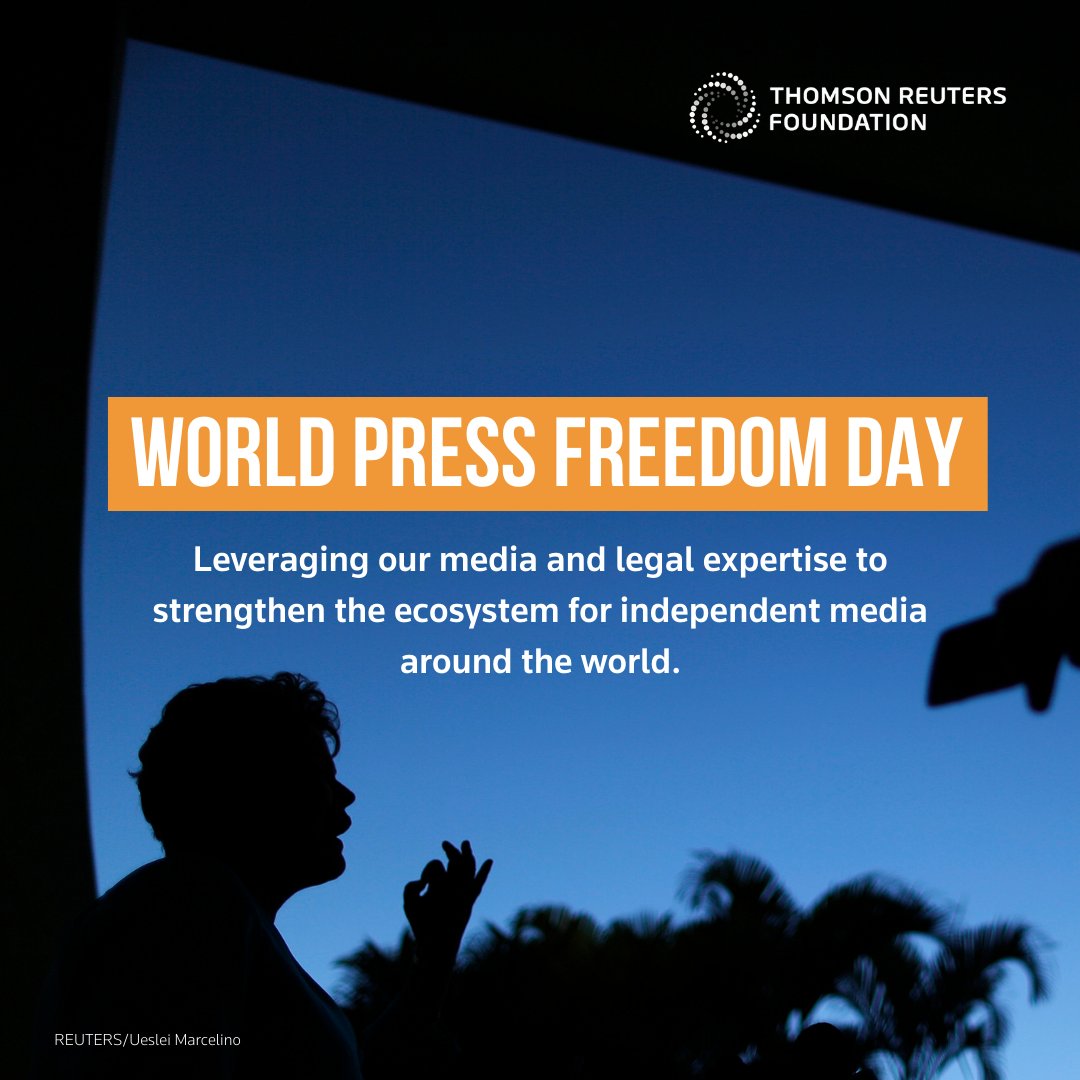 When #PressFreedom is threatened, our democracies are too. And the situation is more urgent than ever. I'm proud of the critical work @TRF does, harnessing the unique nexus of our media and legal expertise, to protect independent media globally. tmsnrt.rs/3JMguby #WPFD2024