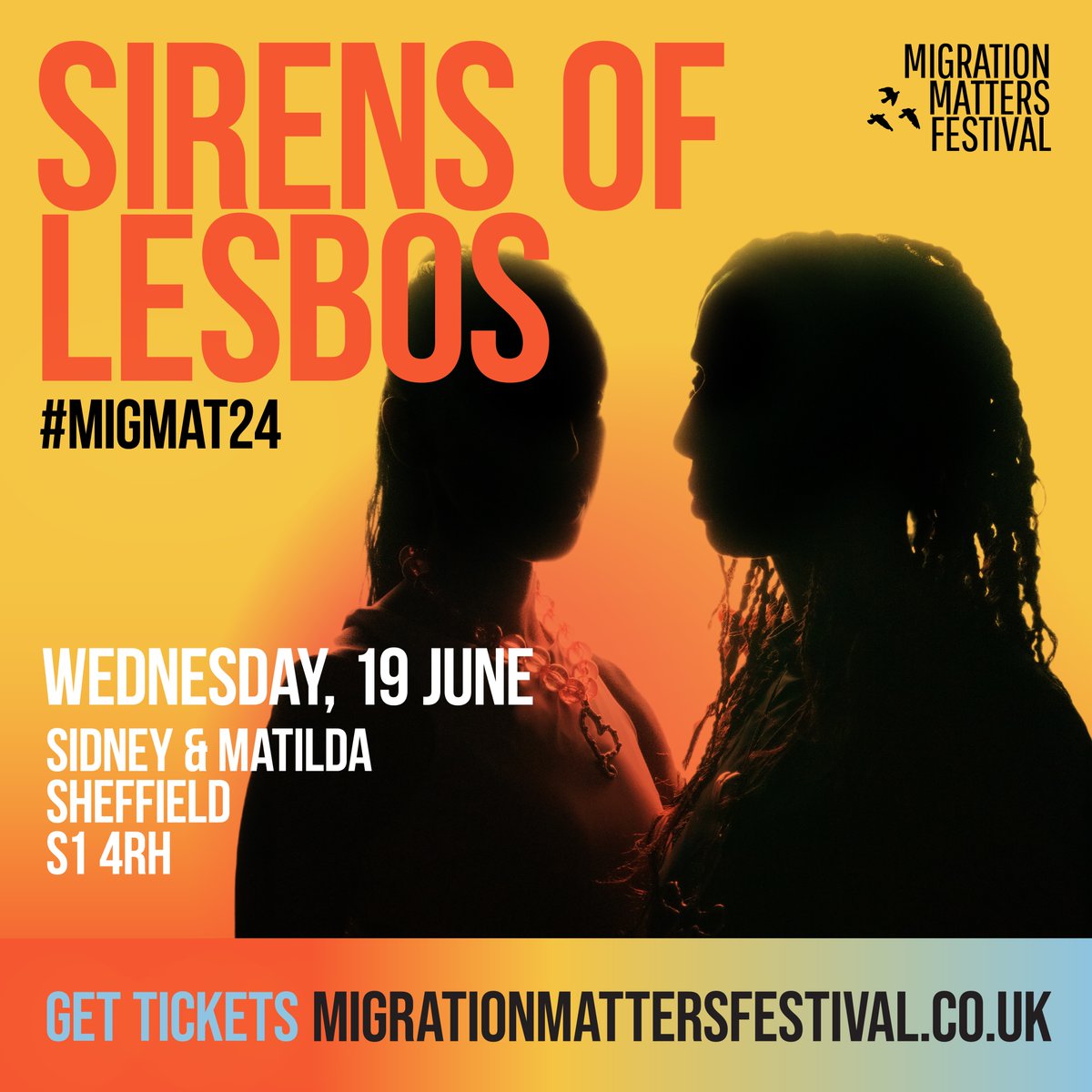 A sound unlike any other… That’s what to expect from a night of global music with our second headliner, @sirens_of_lesbos This Swiss collective spans all borders, genres & eras to create unique audio. Be part of this musical exploration in #Sheffield, via the link in bio.