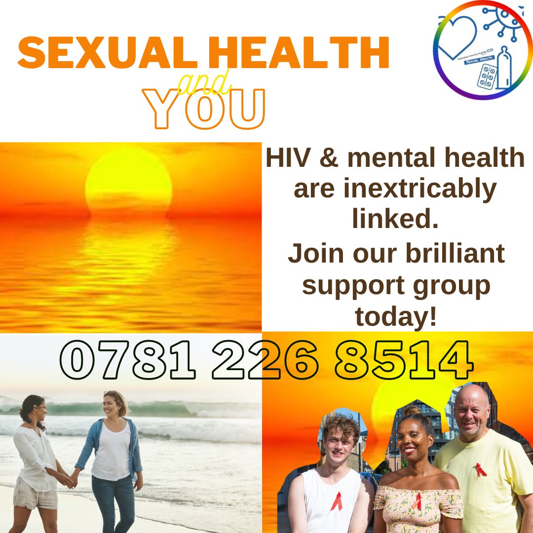 HIV Peer Support Group

This is a warm, friendly, safe space for open group discussion

Contact Nurse Louise for the next upcoming meeting in Nottingham!
Contact 07812268514
#MHW2024 #MENTALHEALTH #HIVSUPPORT @YSAC_London #livingwithHIV #womenHIV #HIVcare @THTorguk @NUHNursing