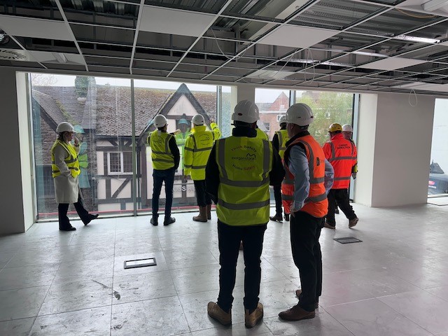 Many thanks to all the team @MorganstoneLtd for hosting a presentation and site visit to the impressive #PrincessQuarter #Swansea a key part of the regeneration of the town centre Swansea Bay City Deal