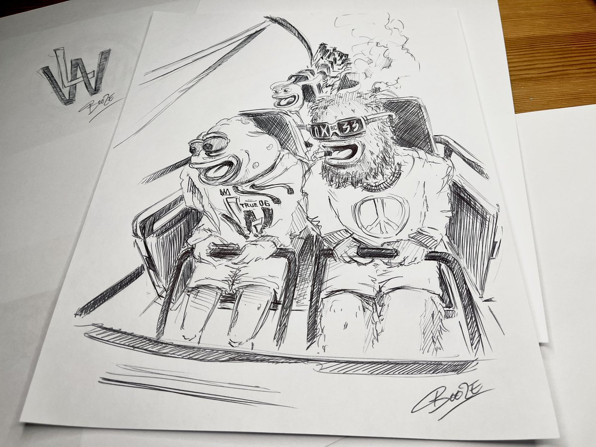 Roller coaster ride…  #sketch #drawing #sketching #Landwolf #pepe #0x33